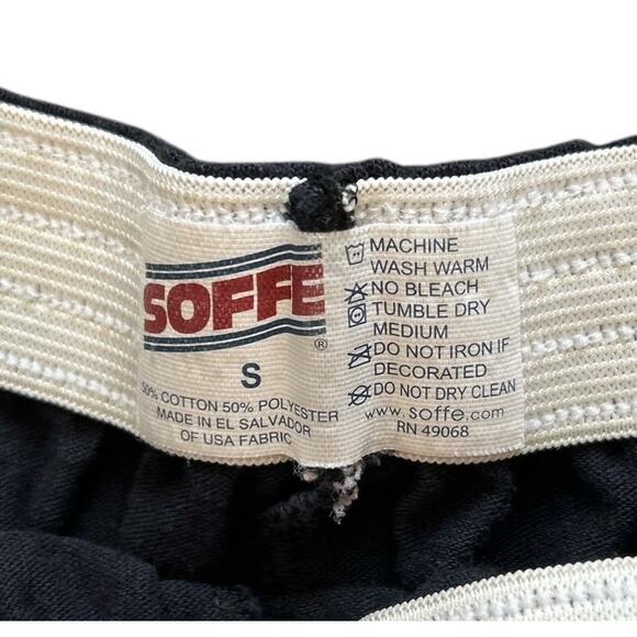 Soffe Womens Vintage Lot of 2 Small Cheerleading Dance Gym Shorts Blue Black - Picture 5 of 5